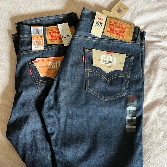 NWT Levi’s 501’s - 36x32 - Picture 1 of 3